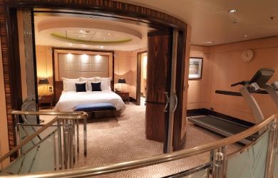 First cruise in deluxe cabin on Cunard