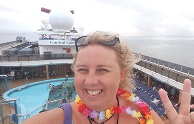 Anna Laurie Selfie and Sail winner