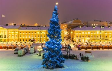 Festive Finland in winter